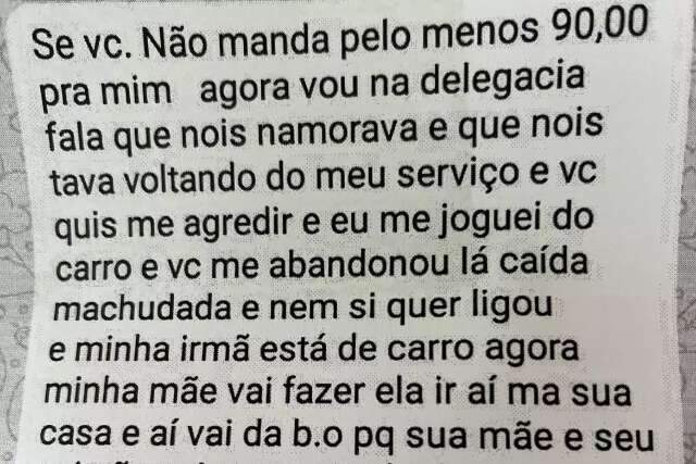 Mulher exige dinheiro de ex sob amea&ccedil;a de denunci&aacute;-lo por estupro