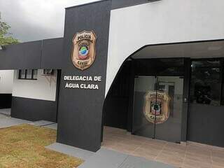 Delegacia de Água Clara, onde o caso foi registrado. (Foto: Divulgação)