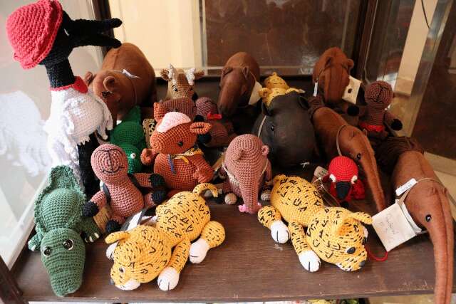 O que não falta é brinquedo para encantar a criançada com o Pantanal 