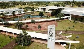 Imagem aérea do campus da Universidade Estadual de Mato Grosso do Sul, em Campo Grande (Foto: Divulgação)