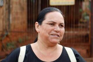 Há 20 anos, Maria Aparecida da Silva participa da romaria em Campo Grande. (Foto: Juliano Almeida)