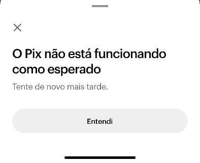  Após apresentar falhas, serviço do Pix volta à normalidade