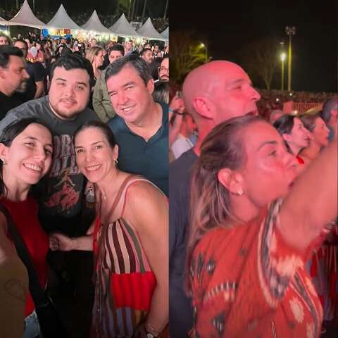 Deu de tudo no show do Jota Quest, de onça a tucano