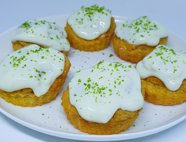 Cupcake de limão nutritivo fica pronto em 20 minutos e não vai trigo 