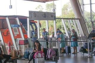 Movimentação no Terminal Rodoviário de Campo Grande (Foto: Arquivo/Marcos Maluf)