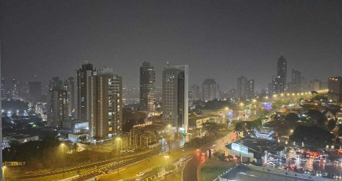 Campo Grande registra pancadas isoladas de chuva no in&iacute;cio da noite