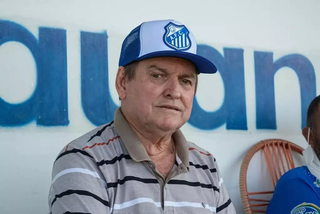 João Garcia, ex-presidente do Aquidauanense, no Estádio Noroeste (Foto: Divulgação)