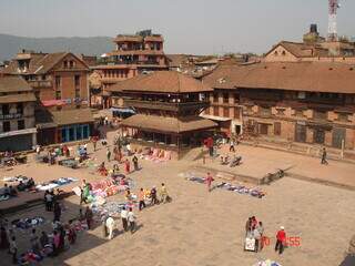 A Time Square de Bhaktapur, uma cidade do Nepal, distante apenas 14 km de Kathmandu (Foto: Reprodução)