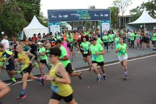 Largada da primeira edição da Corrida dos Poderes, em 2023 (Foto: Juliano Almeida/Arquivo)