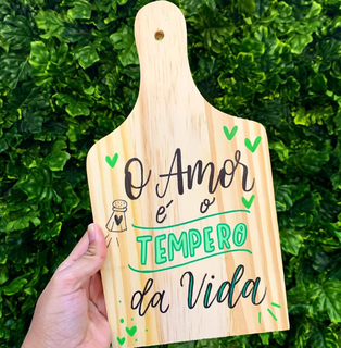 Tábua de corte é um dos exemplos personalizáveis feitos por Ludi. (Foto: Divulgação)