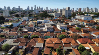 Vista aérea da região central de Campo Grande (Foto: Osmar Veiga/Arquivo)