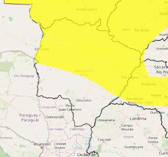 Novo alerta indica temporais na Capital e 40 cidades 