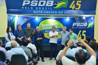 Diretório estadual conversou com os prefeitos eleitos do PSDB (Foto: Mazão Ramires)