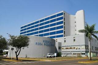 Fachada do Hospital Regional de Mato Grosso do Sul. (Foto: HRMS)