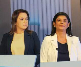 Mesmo em bloco tem&aacute;tico, Adriane e Rose &quot;trocam farpas&quot; sobre gest&atilde;o e apoios