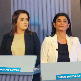 Mesmo em bloco tem&aacute;tico, Adriane e Rose &quot;trocam farpas&quot; sobre gest&atilde;o e apoios