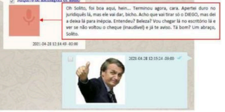 Advogado manda áudio e comenta que só Diego deve ser excluído de processo. (Foto: Reprodução)