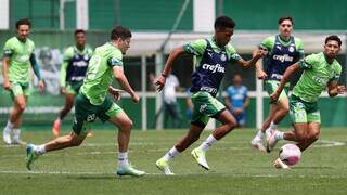 Vice líder Palmeiras durante preparação para encarar o terceiro colocado Fortaleza (Foto: Cesar Greco/Palmeiras)