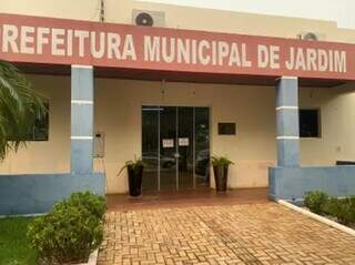 Prefeitura de Jardim, a 235 quilômetros de Campo Grande (Foto: Divulgação/Prefeitura)