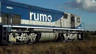 Imagem de vagão da Rumo, empresa responsável pela gestão da Ferrovia Malha Oeste (Foto: Divulgação)