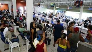 Central do IPTU, onde podem ser renegociadas dívidas de impostos e taxas do município (Foto: Arquivo/Campo Grande News)