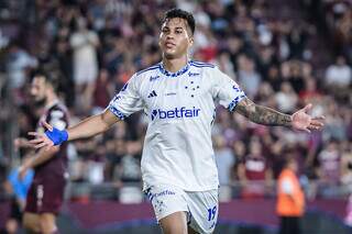 O centroavante Kaio Jorge, responsável pelo gol desta quarta-feira (30). (Foto: Gustavo Alexo/Cruzeiro)