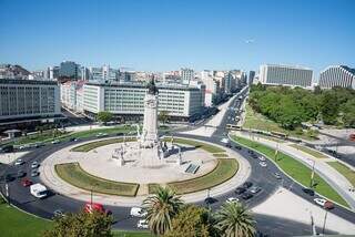 Rotunda do Marquês de Pombal, uma das atrações mais visitadas na capital portuguesa (Foto: Reprodução)