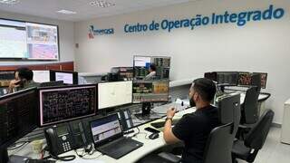 Centro de Operação Integrado da Energisa em Campo Grande. (Foto: Energisa)