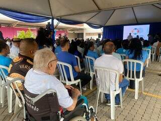 Abertura da campanha do Novembro Azul foi na manhã desta sexta-feira (Foto: Clara Farias) 