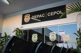 Fachada da Depac Cepol. (Foto: Arquivo/Henrique Kawaminami)