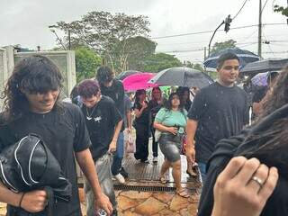 Além de nervosismo, chuva também foi desafio para candidatos (Foto: Fernanda Palheta)