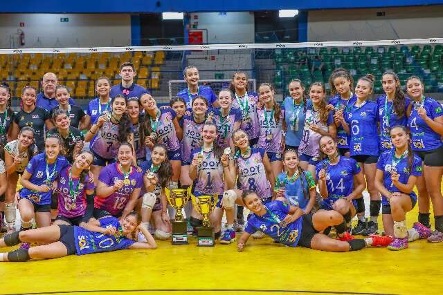 Equipes de Campo Grande vencem estadual sub-15 de voleibol