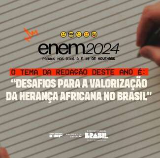 Herança africana é tema da redação do Enem