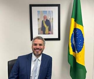 Tiago Botelho ao assumir cargo no governo do presidente Lula (Foto: Divulgação)