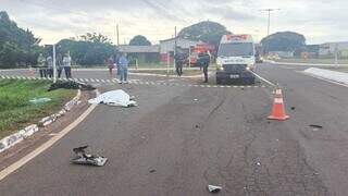 Trecho onde Luiz Henrique Dias Duarte, de 20 anos, morreu  (Foto: Leandro Holsbach)