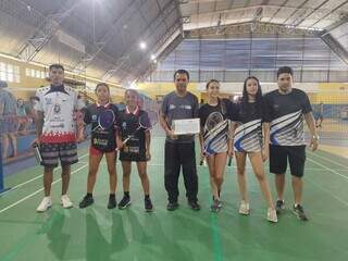 Atletas do Badminton, que participaram de edições anteriores do circuito estadual. (Foto: Divulgação)