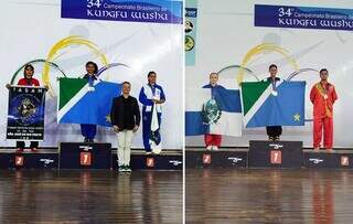 Atletas de Nova Andradina conquistam ouro em Campeonato Brasileiro de kung fu 