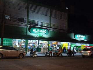 Fachada do mercado Alemão, na Calógeras, centro de Campo Grande (Foto: Reprodução)