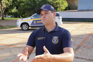 Anderson Gonzaga, secretário municipal de Segurança, durante entrevista ao Campo Grande News. (Foto: Arquivo/Kísie Aionã)