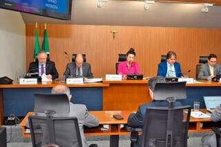 A reunião da CCJR aconteceu na manhã desta quarta-feira. (Foto: Luciana Nassar)