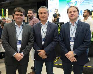 Valdir Júnior, Maurício Saito e Claudio Mendonça (esquerda para direita). Foto Divulgação