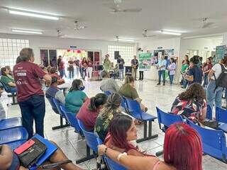 Atendimento está sendo realizado no Bairro Nova Lima (Foto: Marcos Maluf)