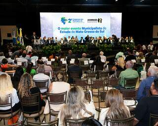 Congresso de municípios reuniu representantes das 79 cidades de MS - Foto Divulgação