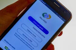 Aplicativo meu INSS, disponível para Android e iOS (Foto: Jeane de Oliveira)