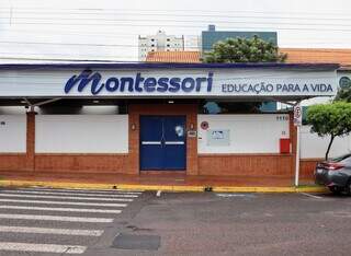 O Colégio Montessori está localizado na Rua Abraão Júlio Rahe, 1110, Centro. (Foto: Osmar Veiga)