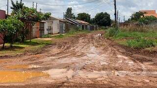 Rua 66 com Rua 50, no bairro Nova Campo Grande (Foto: Antonio Bispo)