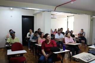 Alunos de uma turma da Escola Funsat (Foto: Divulgação)