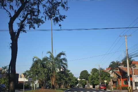 Domingo ser&aacute; de tempo firme, com calor de at&eacute; 37&deg;C em MS