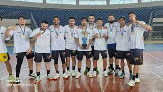 Time de Ponta Porã campeão sul-mato-grossense de basquete adulto (Foto: Divulgação) 