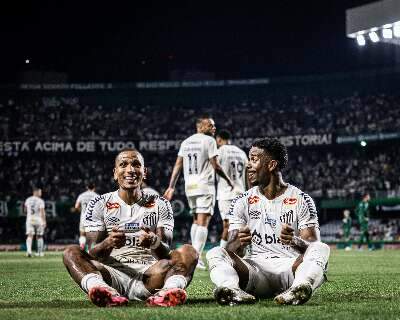 Santos vence Coritiba por 2 a 0 e garante retorno &agrave; S&eacute;rie A do Brasileir&atilde;o
